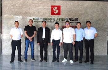 【会员之窗】商会走访考察准会员企业 ——成都致越电子科技有限公司
